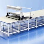 205x100 cm Baseless Top Fabric Spreading Machine with Melamine Rail