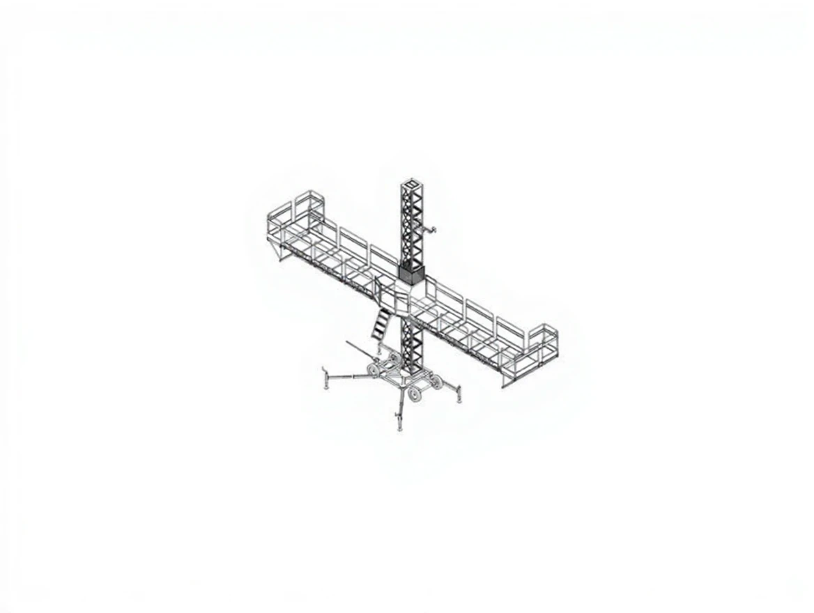 2n9v0pt50nrmw0cvbnz9ztqtvr 200 Meter Single 1 Ton Facade Working Platform - Image 1