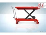1 Ton 99 Cm Manual Movable Scissor Lift Platform - Image 3