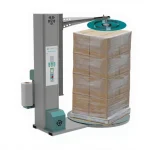10 Turns / Minute Top Printed Pallet Stretch Wrapping Machine