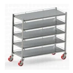 5-Shelf Yogurt Transport Trolley