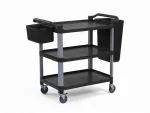 3-Tier Open Plastic Service Cart - Image 6