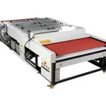 1600-Liter Sponge Drying Horizontal Glass Washing Machine