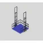 100-15000 Kg Double Column Indoor Freight Elevator