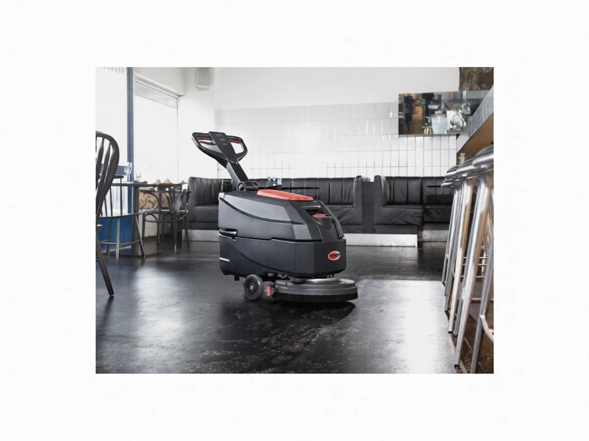 33pdvb0xmhrmw0cw7b6vjjgm5c 43 cm Brushed 400W Battery-powered Floor Scrubber - Image 1