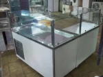 150x100 Cm L Type Refrigerated Raw Meatball Counter