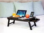 HOD 02 Foldable Adjustable Wooden Portable Tablet Laptop Desk Book Work Breakfast Enjoyment - Image 3