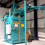 500-1000 Kg 2 Turbine Hanging Sandblasting Machine