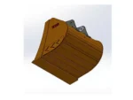 50-55 Ton Heavy Duty Excavator Bucket - Image 3