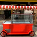 Refrigerated Breakfast Cart Simit Cart Pilaf Cart
