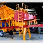 20-80 Ton / Hour Mobile Jaw Crusher Screening Plant
