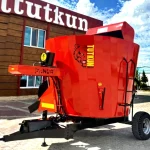 8 m³ Vertical Feed Mixing Machine