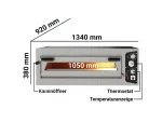 6x35 Cm Electric Single Deck Pizza Oven