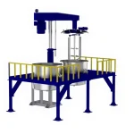 8000 Lt Platform Type Paint Mixer