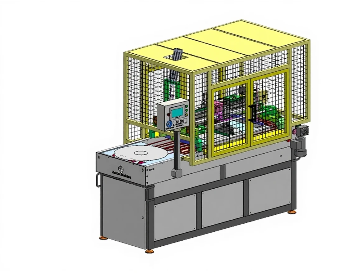 3s2awv2epnrma0ctta090b3mmm 200 - 600 mm Aluminium Disc Automatic Screen Printing Machine - Image 1