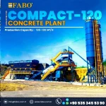 120 Cubic Meters / Hour New Generation Compact Concrete Plant