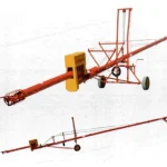 ⌀19.2/(14100mm) Vertical Foot Step Electric Motor Driven Agricultural Screw Conveyor