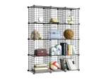 12 Grid Compartment Metal Wire Portable Modular Multi-Purpose Organizer Rack - Image 3