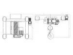 10 Ton Electric Rope Hoist - Image 2