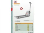 2500 Kg Stainless Steel Manual Pallet Truck - Image 2