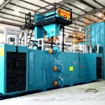 101 kW 6 Turbine Suspended Continuous Sandblasting Machine