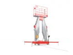 200 Kg 14 Meter Aluminum Double Mast Personnel Lift