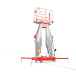200 Kg 14 Meter Aluminum Double Mast Personnel Lift