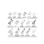 16 Piece Household Family Sewing Machine Complete Foot Set