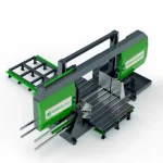 1100×1600 mm Column Semi-Automatic Band Saw Machine