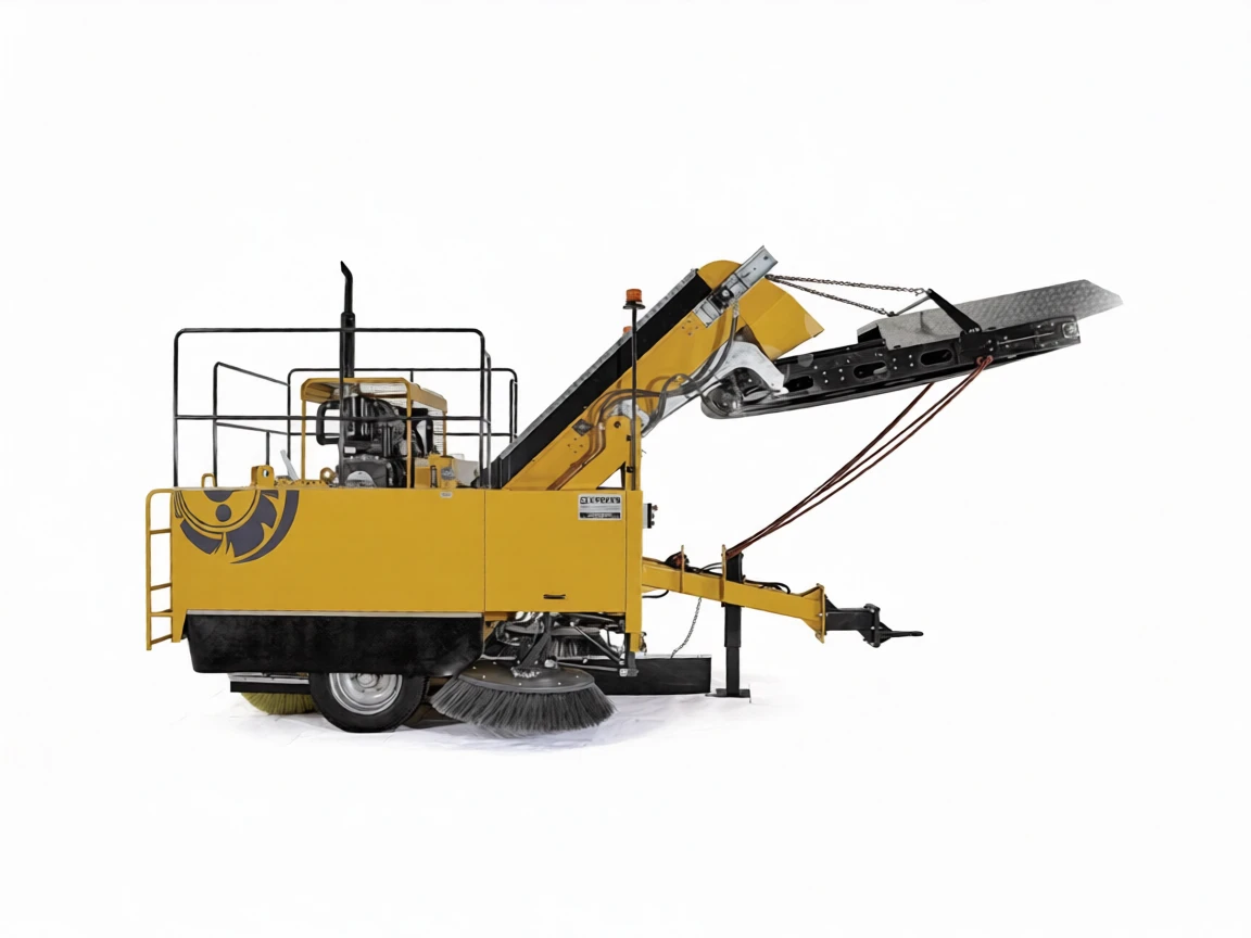 4md9k88gk9rmt0cw8dwv7bx56g Truck Towed Type Elevator Road Sweeper Machine - Image 1