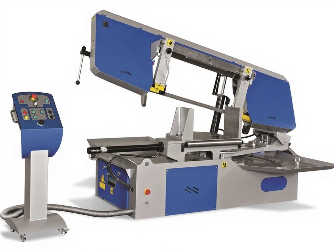 4n15ccgcjxrmr0cvdwtabcyns4 420 mm Semi-Automatic Angle Plc Controlled Band Saw Machine - Image 1