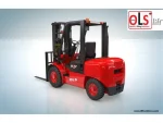 6 meter 3.5 Ton Triplex Chinese Diesel Forklift