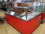 150x150 Cm Refrigerated L Type Raw Meatball Counter