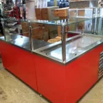 150x150 Cm Refrigerated L Type Raw Meatball Counter