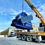 120000 m3/Hour Belt Pulley Driven Snail Fan