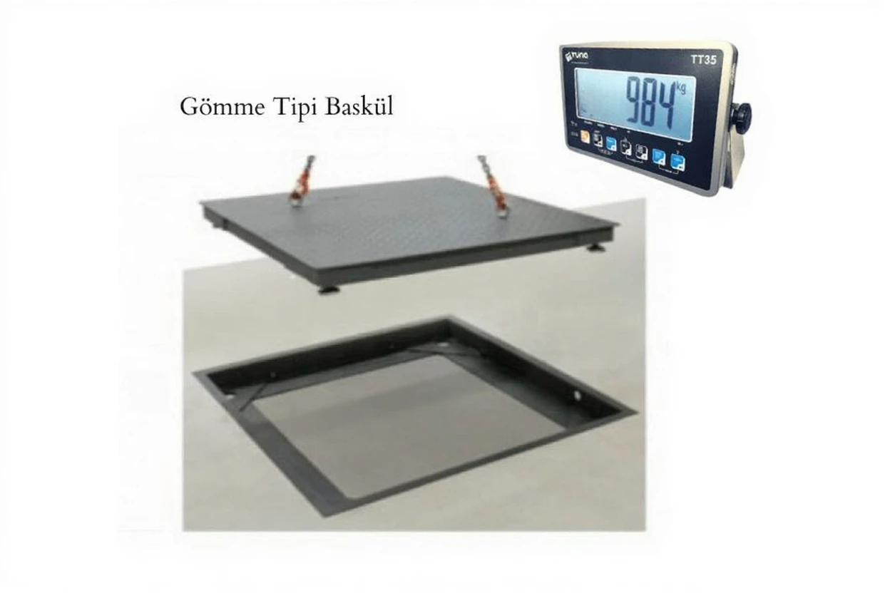 4sxmwzrm0nrm80cv168b758m84 2000 Kg Recessed Type Electronic Scale - Image 1