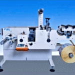 Manual Turret Rewinder Label Cutting Machine