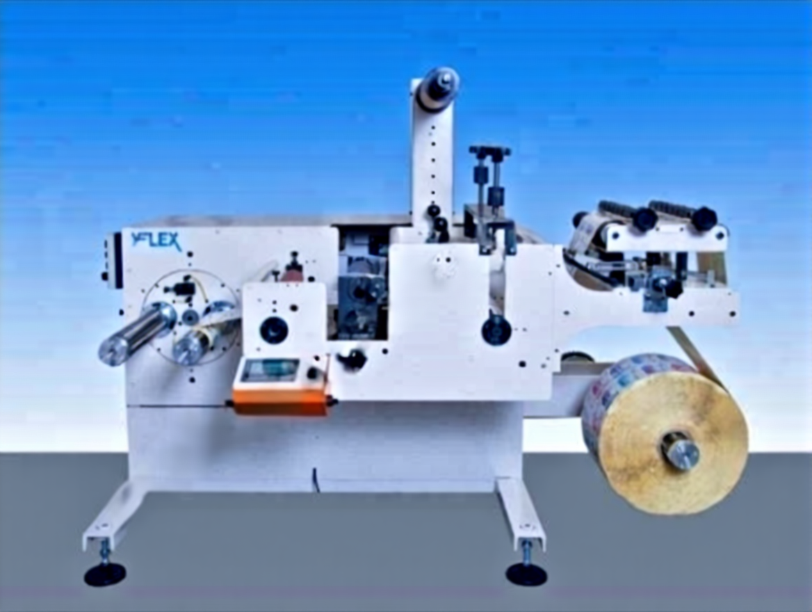 4vg3ektk3srme0ctnhss5axpf4 Manual Turret Rewinder Label Cutting Machine - Image 1