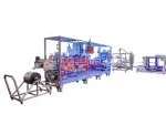 12.500-13.500 pcs/hour 10 Glass Water Thermoforming Machine