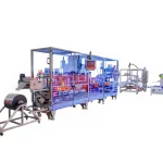 12.500-13.500 pcs/hour 10 Glass Water Thermoforming Machine