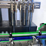 1000-5000 Ml 6 Nozzles (800-2500 Pieces / Hour) With Stainless Automatic Liquid Filling Machine