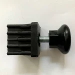 40X40 Mm Plastic Profile Key Head M10x30 Mm Swivel Foot