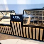 250X95x135 Cm Double-Motor Waffle and Jacket Potato Display Refrigerator