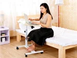 QQ 8A Laptop Stand Desk with Mouse Compartment and Tilt and Height Adjustment - Image 7