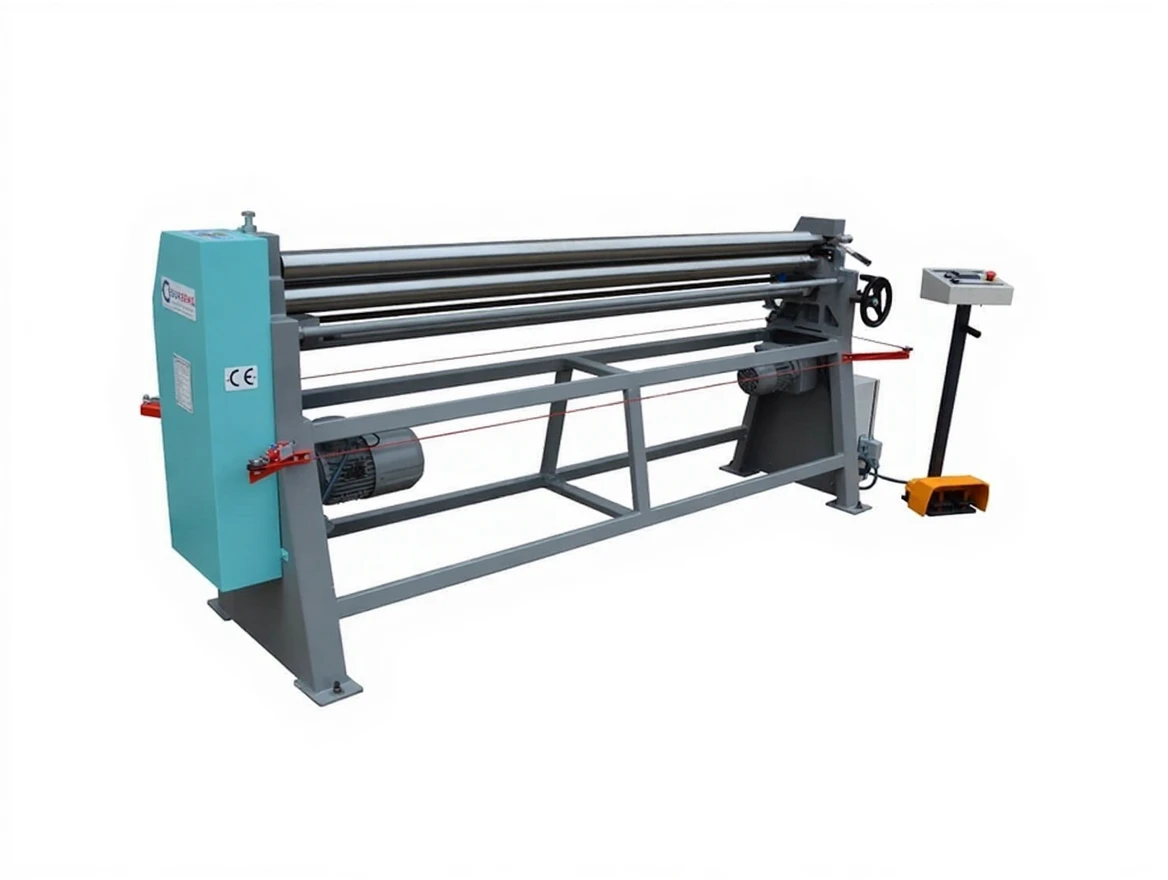 52j8jregpxrmw0cvhfda1x8v28 Mechanical Motorized and Arm 3-Roll Plate Bending Machine - Image 1