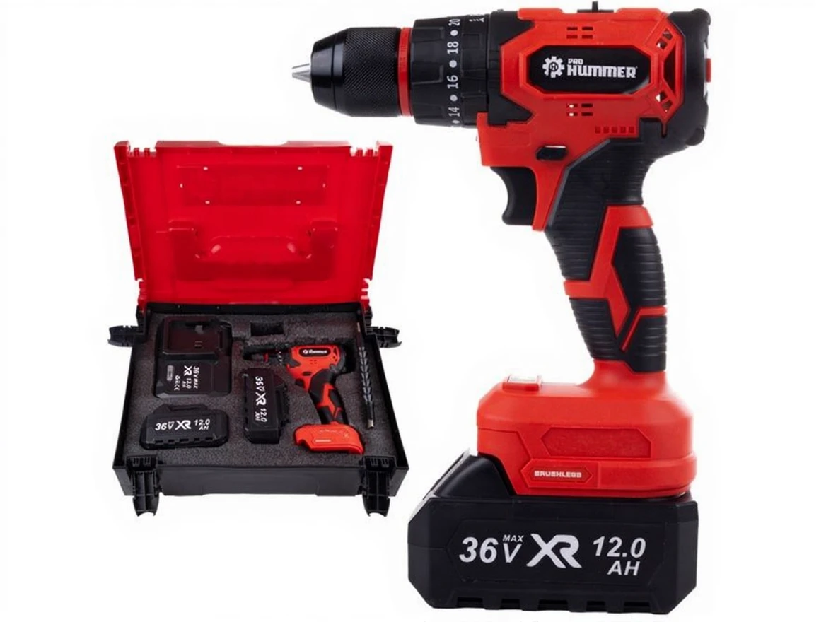 539xx5mr2srma0cv2k08kgny4g 10P Brushless Impact Driver Cordless Drill Set - Image 1