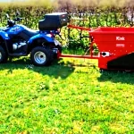 TB950 Pull-Behind System Brush Sand Spreader
