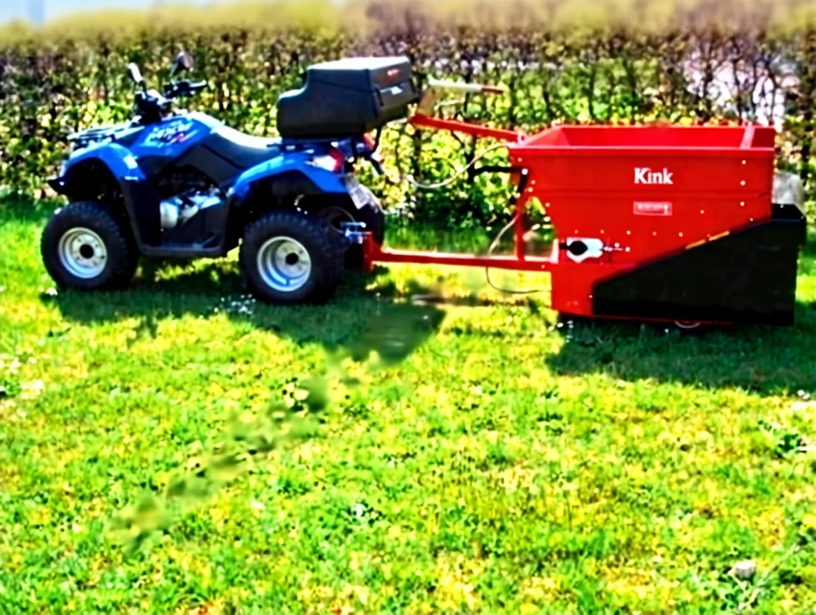 53ejp8s2g9rmr0cvkrqrf89m2m TB950 Pull-Behind System Brush Sand Spreader - Image 1