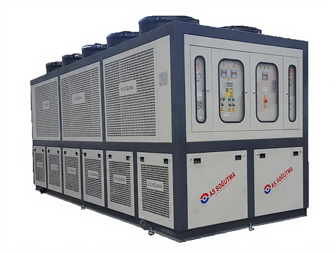 57x5g3teedrm80ctthgbqeesmw 80 kW Screw Compressor Condenser Air Cooled Chiller - Image 1