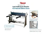 PS 12 1320X1,2 Foot Pedal Guillotine Shear
